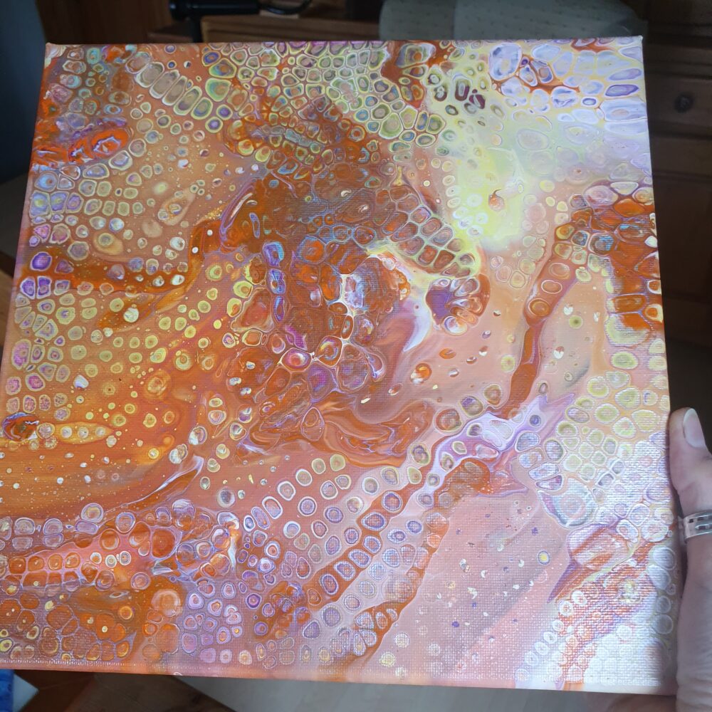 Acrylic pouring