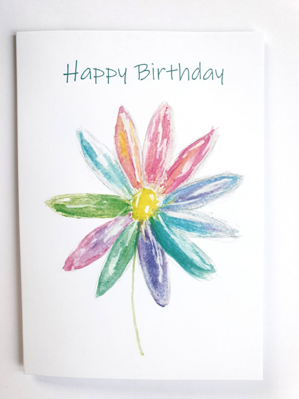 Pastel Daisy Birthday Card